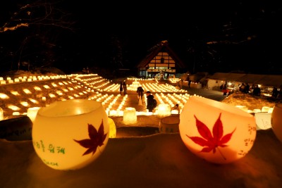 雪灯路2017定山渓温泉